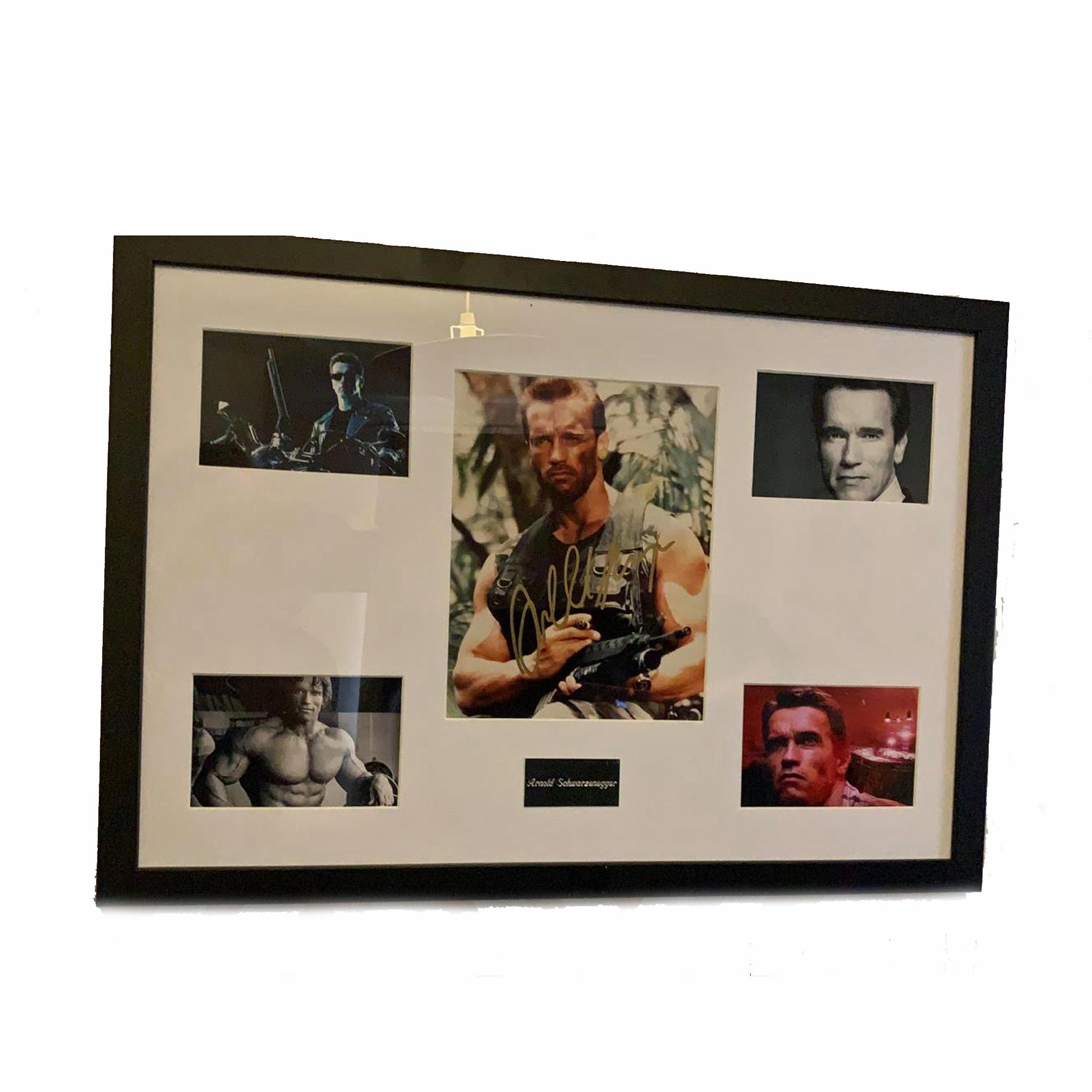 Arnold Schwarzenegger Collectable Memorabilia Signed Frame