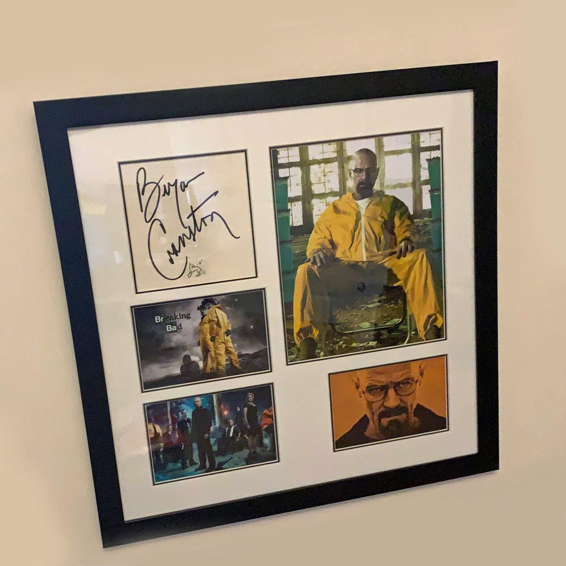 Brian Cranston Collectable Memorabilia Signed Frame
