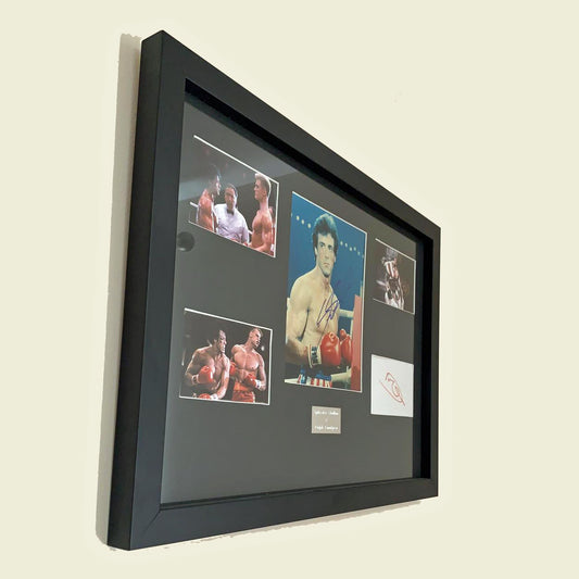 Rocky 4 - Dolph Lungrem signature too Collectable Memorabilia Signed Frame