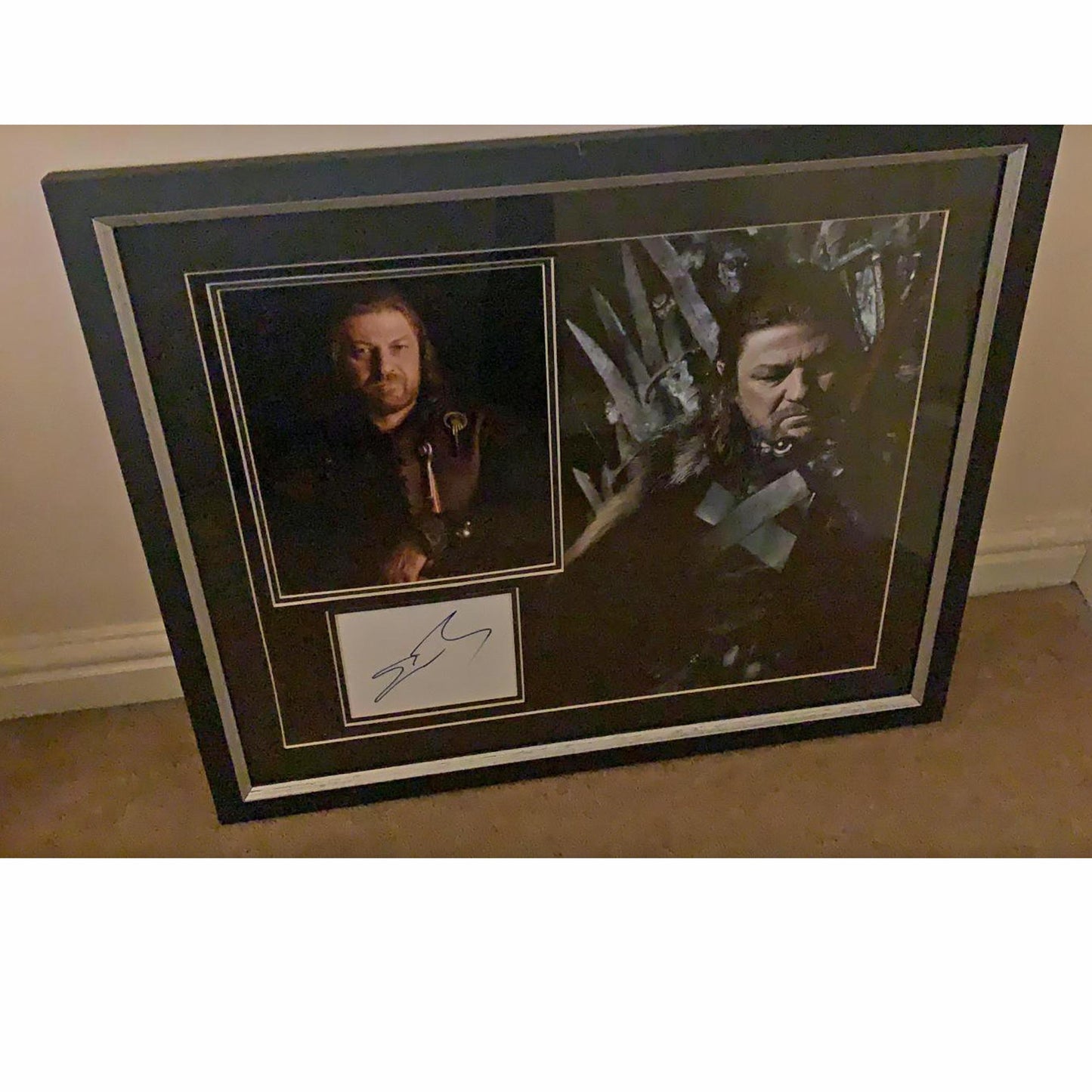 Sean Bean / Games of THrones Collectable Memorabilia Signed Frame